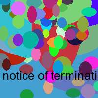 notice of termination of work contract